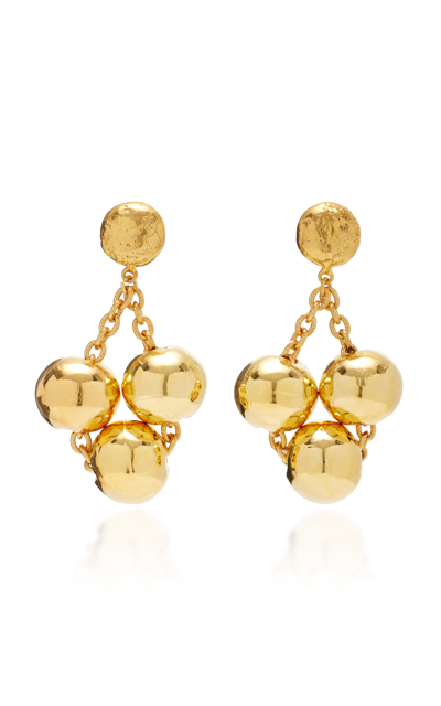 Sylvia Toledano Golden Bubble 22k Gold-plated Earrings