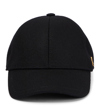 SAINT LAURENT WOOL-BLEND FELT BASEBALL CAP