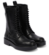 ANN DEMEULEMEESTER MAXIM LACE-UP LEATHER BOOTS