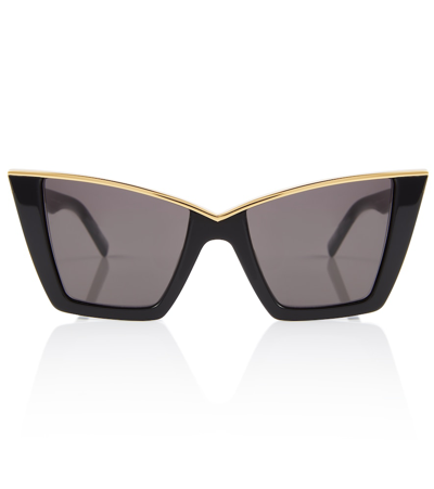 Saint Laurent Sl 570 Square Sunglasses In Black