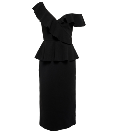 Rebecca Vallance Grace Midi Dress In Black