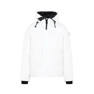 Canada Goose Macmillan Quilted Shell Hooded Down Parka Wintercoat In White