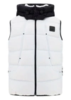 MOOSE KNUCKLES MOOSE KNUCKLES QUILTED LOGO TWO TONE PADDED VEST