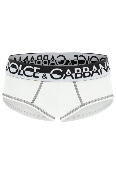 Dolce & Gabbana Two-way Stretch Jersey Brando Briefs In White