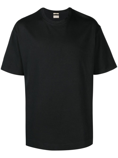 Massimo Alba Noto 2 Shirt In Blue Cotton In Black