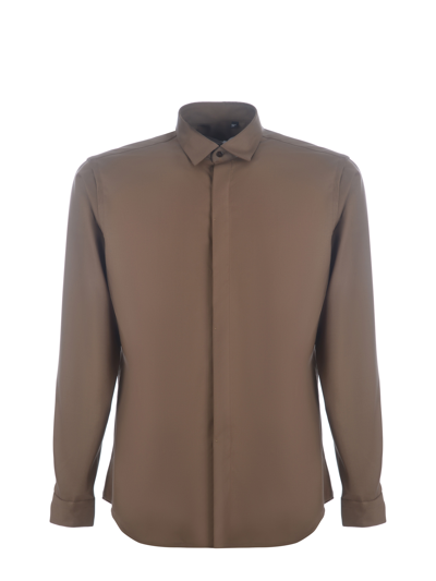 Costumein Shirt Costume Ives Elyse In Virgin Wool In Beige