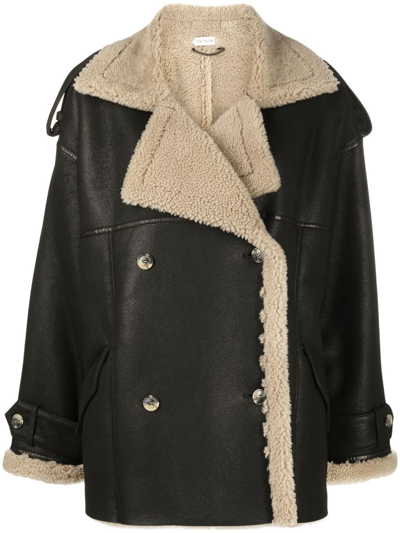 The Mannei Black Shearling Jordan Jacket