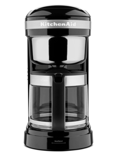 Kitchenaid 12-cup Drip Coffee Maker With Spiral Showerhead & Programmable Warming Plate In Onyx Black