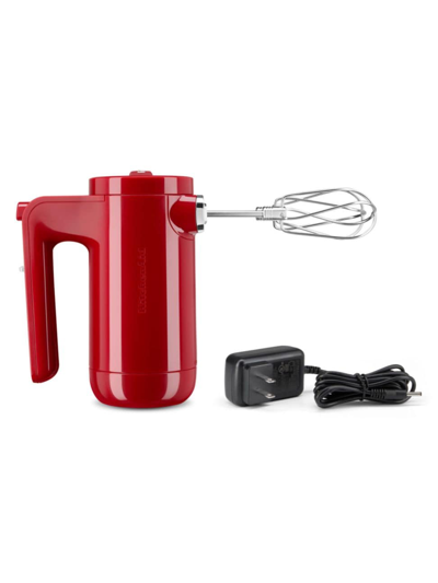 Kitchenaid Cordless 7-speed Hand Mixer With Turbo Beaters In Empire Red