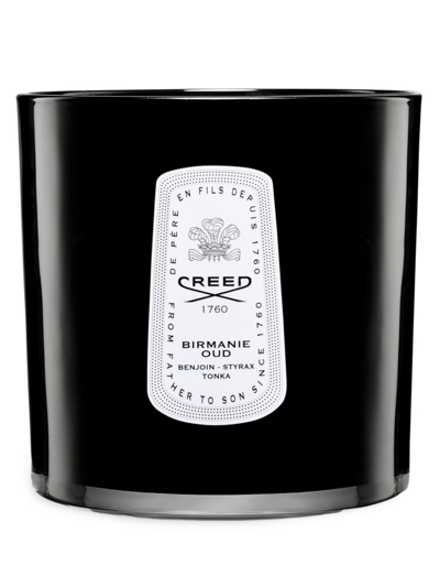 Creed Birmani Oud Medium Leather Candle In Size 8.5 Oz. & Above
