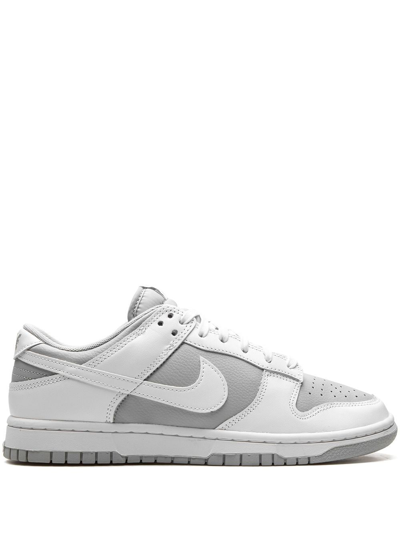 NIKE DUNK LOW "WHITE/GREY" SNEAKERS