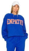 The Mayfair Group Empathy Crewneck In Cobalt