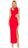 Superdown Sydney Maxi Dress In Red