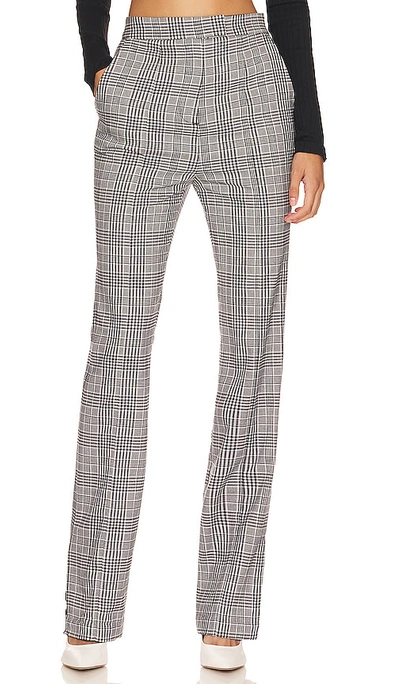 Lovers & Friends Patton Pant In Black White Check