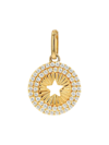 RACHEL REID JEWELRY WOMEN'S 14K YELLOW GOLD & DIAMOND DOUBLE HALO STAR CHARM
