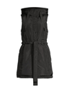Sam Edelman Women's Belted Puffer Vest In Black