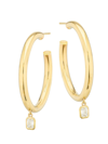 STEPHANIE GOTTLIEB WOMEN'S 14K YELLOW GOLD & 0.4 TCW DIAMOND HOOP EARRINGS