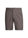 Onia Traveler Straight-leg Linen-blend Bermuda Shorts In Charcoal