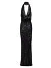 AYA MUSE WOMEN'S BELLICO SEQUINED KNIT MAXI DRESS