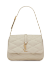 Saint Laurent Women's Le 57 Hobo Bag In Quilted Leather In Crema Soft