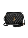 Saint Laurent Women's Medium Lou Matelass Leather Camera Bag In Black