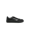 TOD'S BLACK TONAL LOW-TOP LEATHER SNEAKERS,XXM03E0GC50BKB18771578