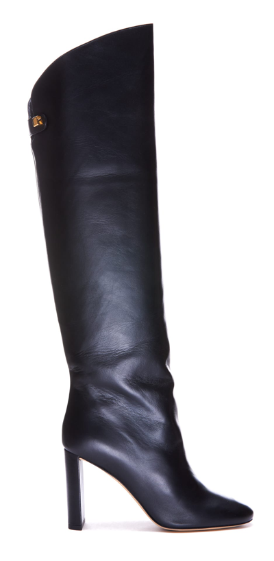 Maison Skorpios Adriana Pump Boots In Black