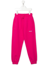 Off-white Rubber Arrow Sweat Pant In Fuxia