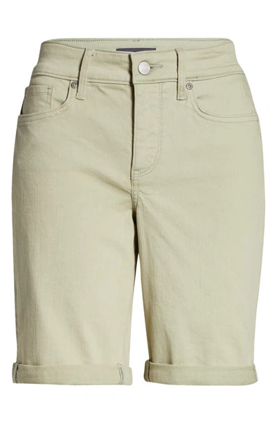 Nydj Ella Cuff Bermuda Shorts In Bamboo