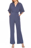 Alexia Admor Rylee Jumpsuit In Denim Blue