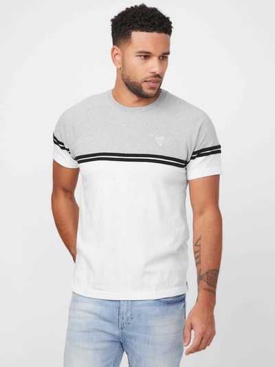 Guess Factory Eco Kido Color-block Tee In White