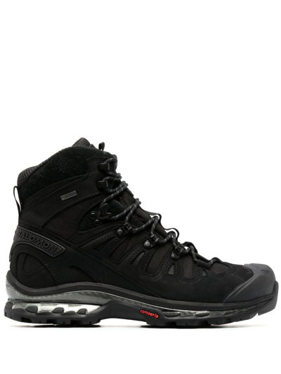 Salomon Quest 3 Advanced Gore-tex™ Mesh And Suede Hiking Boots In Black