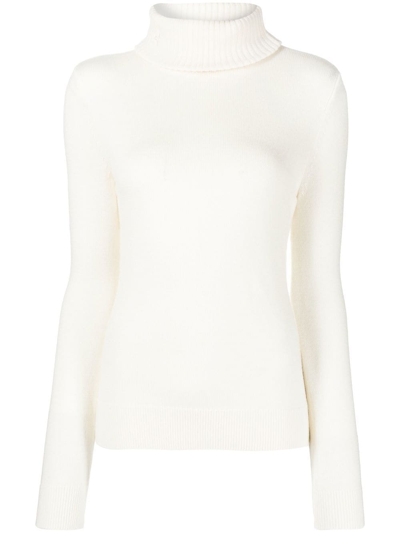 Perfect Moment Roll-neck Merino-wool Jumper In White