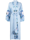 YULIYA MAGDYCH FLORAL-JACQUARD TUNIC DRESS