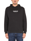 Barbour Hoodie In Nero