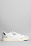 REEBOK LT COURT SNEAKERS IN WHITE SUEDE AND LEATHER