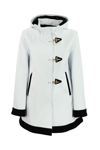 Fay Threehook Parka In Bianco
