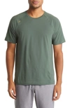 Rhone Crew Neck Short Sleeve T-shirt In Camping Green