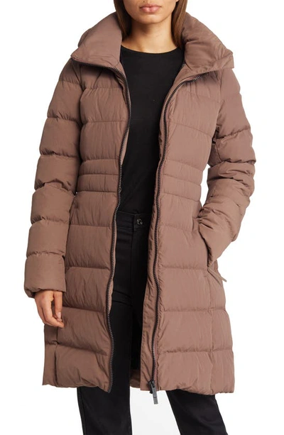 Canada Goose Aurora Hooded 750 Fill Power Down Parka In Sephia