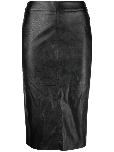 Each X Other Faux-leather Pencil Skirt In Black
