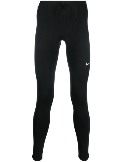 Nike Challenger Dri-fit Running Leggings In Black