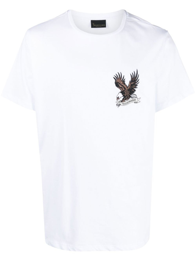 Billionaire Logo-print Short-sleeved T-shirt In White
