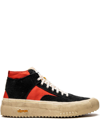 BRAND BLACK CAPO DIRTY "BLACK RED" trainers