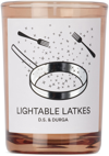 D.S. & DURGA LIGHTABLE LATKES CANDLE, 8 OZ