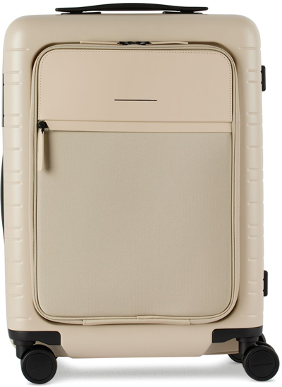 Horizn Studios Beige M5 Essential Suitcase, 33 L In Sand