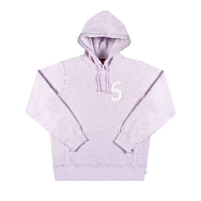 Pre-owned Supreme S Logo Hooded Sweatshirt 'light Purple'