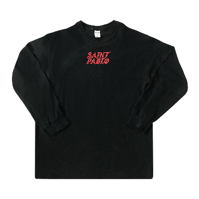 Pre-owned Kanye West Saint Pablo Kim Tennis Long-sleeve T-shirt 'black'