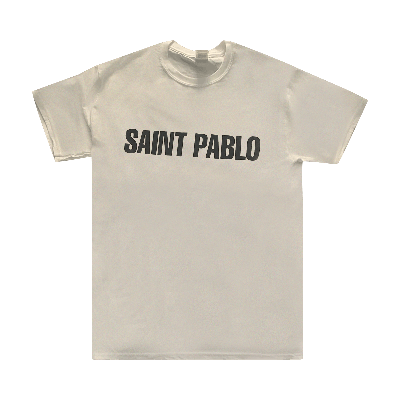 Pre-owned Kanye West Saint Pablo T-shirt 'white'