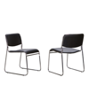 LINON HOME DECOR GARST SIDE CHAIR, SET OF 2