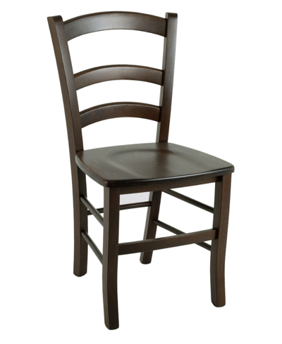 Linon Home Decor Gordana Side Chairs, Set Of 2 In Walnut
